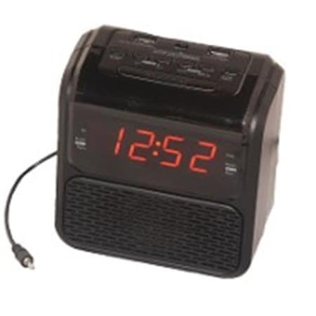 Sonnet Sonnet R-2218 0.9 in. One Day Alarm Clock Radio with LED Display & 2 USB - Ports 1.0A & 3.1A R-2218